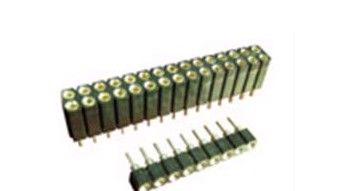 供应单排 双排 圆孔排母 母座 直针 2.54mm 2.0mm