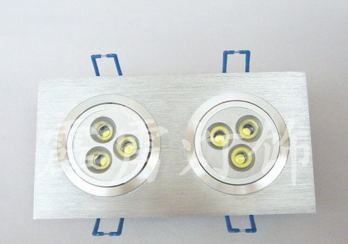 供应双头LED天花灯/LED天花灯/LED筒灯PL-086-6*1W/LED灯具/LED酒柜灯