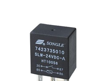 供应松乐继电器SLM-24VDC-A  4脚一组常开