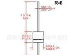 MIC6.0A整流二极管P600J/R-6直插 环保无铅SGS