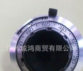 46MM电位器旋钮 B2精密刻度盘旋钮 多圈旋钮 带开关锁定