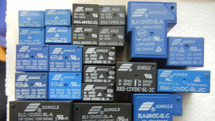 供应松乐继电器SLB-12VDC-S-C