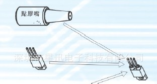 供应全自动三极管套磁珠点胶机/三极管套磁珠机