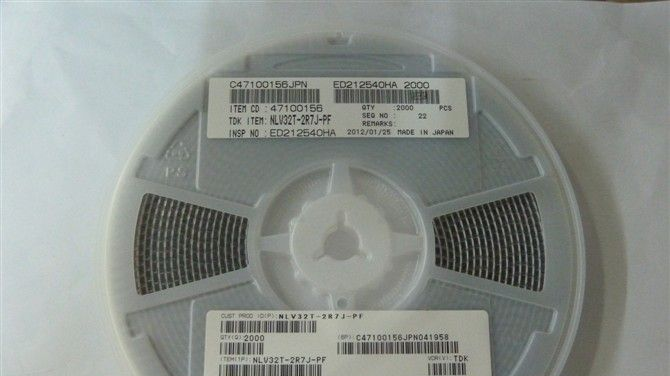 供应电感TDK NLV32T-2R7J-PF  1210 2.7UH