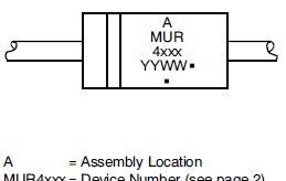 MUR4100ERLG 快恢复二极管原装