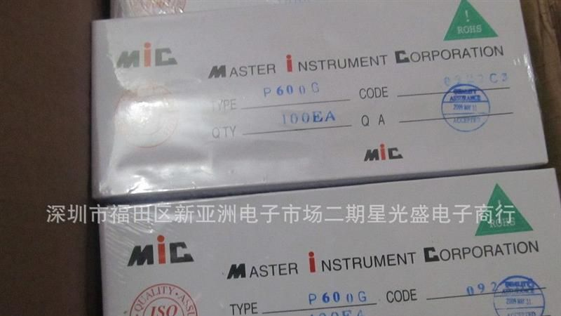 优质6A肖特基二极管P600K MIC 厂家直销 优势批发