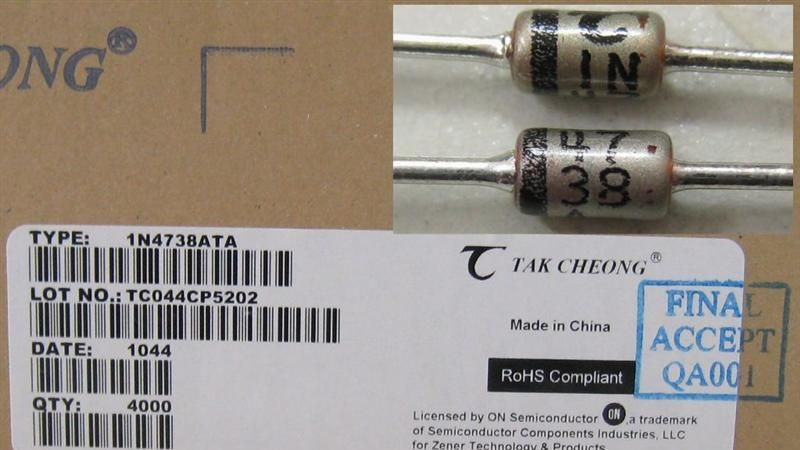 供应TC-ON稳压二极管1N4738-1N4755