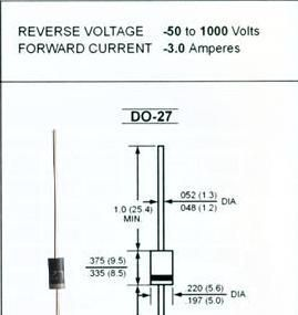 供应FR207整流二极管
