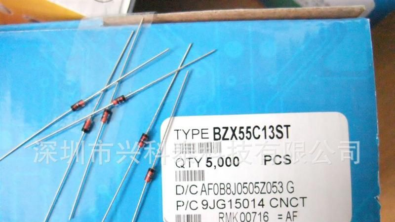 BZX55C13 原装环保特价 稳压二极管 1/2W 13V