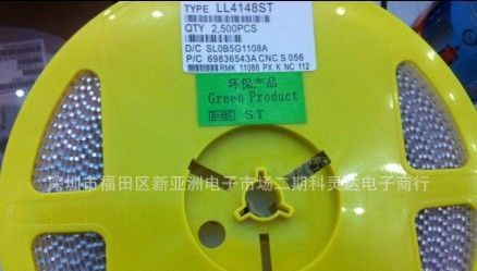 热卖原装ST开关二极管LL4148   LL-34封装 1N4148