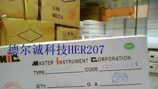 厂家生产供应2A 高效率整流二极管HER207 800V