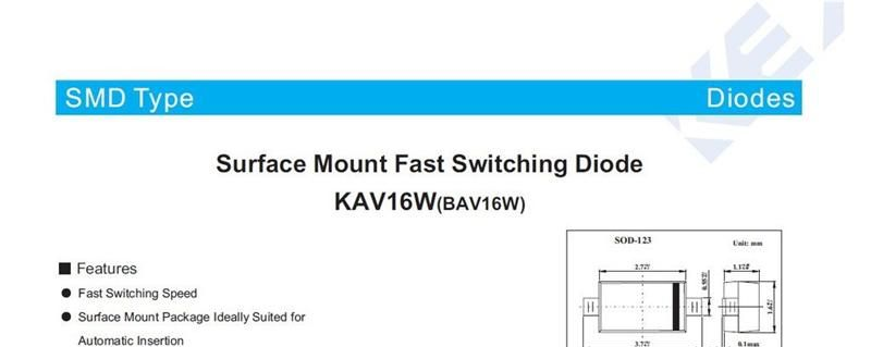 科信 开关二极管 BAV16W