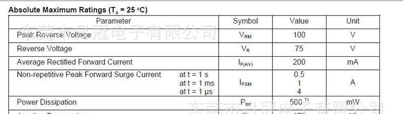 常用二极管 LL4148 玻封贴片  最热电子产品 产地广东