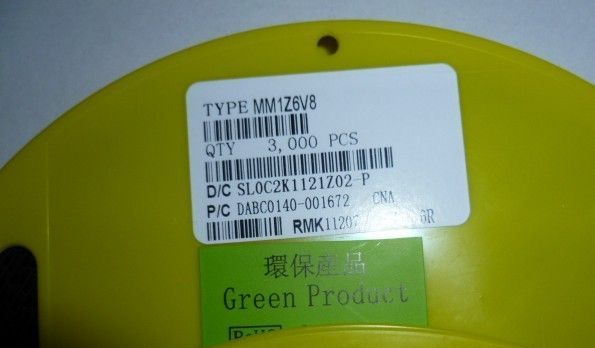 批量供应原装MM1Z6V8   SOD-123稳压二极管