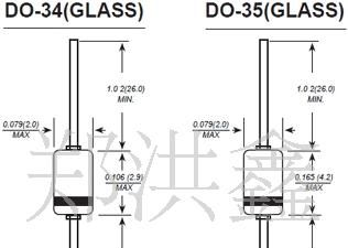 供应原装日立稳压管 1/2w 7.5V  4.3V 12V  24V