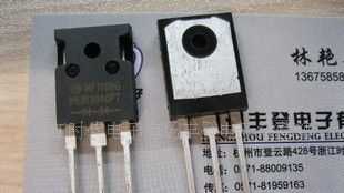 杭州供应快恢复整流管双二极管MUR3040PT  3脚