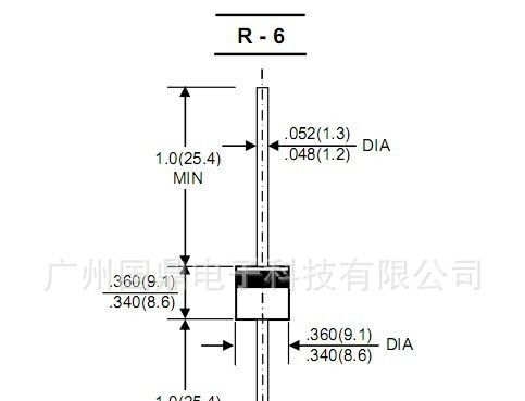 供应普通整流二极管 6A8
