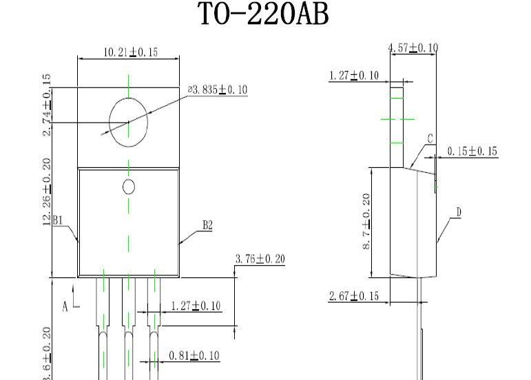 TO-220超快恢复二极管SFF1606 MUR1606