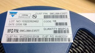 SMCJ36A-E3/57T 1500W 36V Unidirect