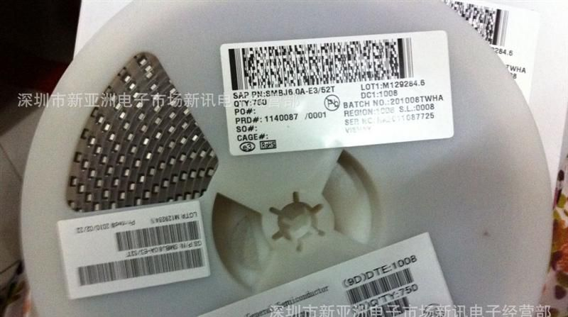 热卖VISHAY原装TVS瞬变SMBJ6.0A . 封装是SMB