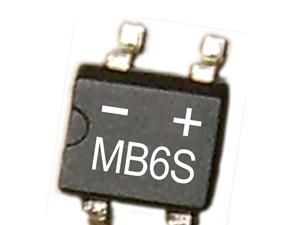 供应整流桥堆MB6S 贴片桥堆 600V 0.5A