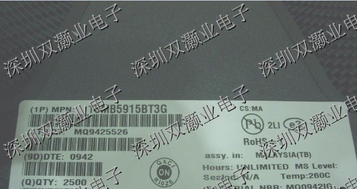 1SMB5916BT3G 916B SMB全系列进口原装ON 3W 4.3V齐纳稳压二极管