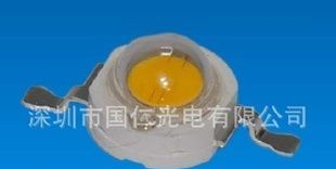 供应1W白光led大功率灯珠/晶元45mil  120-130lm