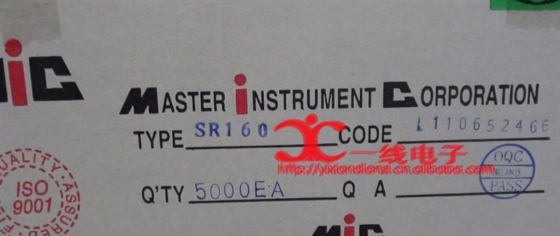 特价厂家直销MIC 1A 肖特基管二极管 SR160 MICSR160