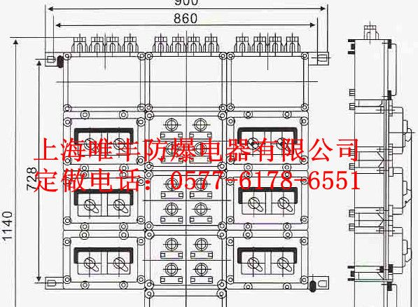 供应防爆动力配电箱|BXD-8带总开关防爆配电箱