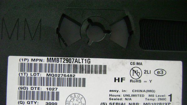 MMBT2222ALT1G 丝印1P MMBT2222三极管 贴片SMD ON安森美/LRC