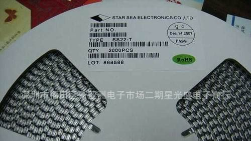 【全新原装】肖特基二极管SS22-T ON安森美