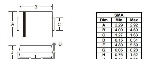 2012深圳直销现货硅Diodes美台肖特基管贴片进口原装二极管B1100
