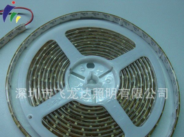 厂家生产3528黄色防水LED灯条  LED灯条 /LED软硬灯条