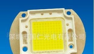 供应100W大功率led白光灯珠/普瑞45mil、晶元45mil