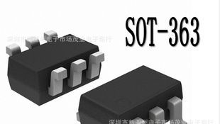 DCX143TU-7/复合带阻三极管 NPN+PNP/4.7KΩ/SOT-363/DIODES