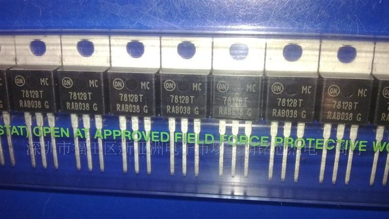 现货供应原装进口工业级三端稳压管MC7812BTG环保