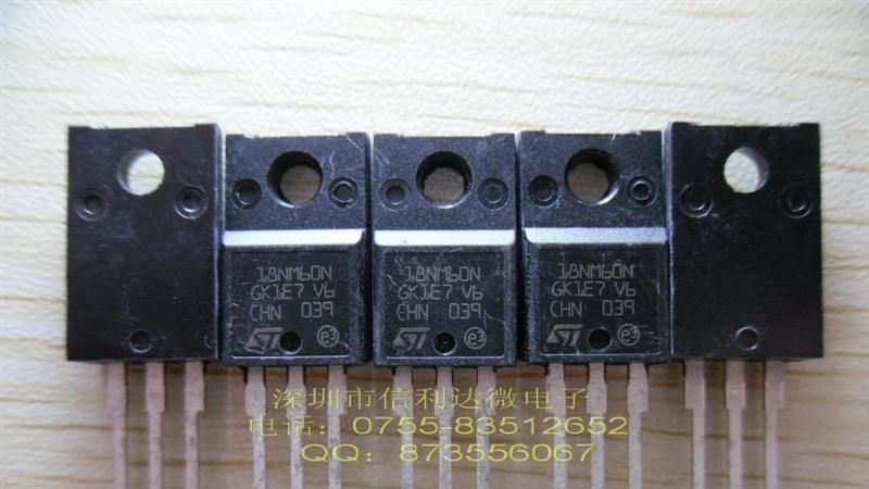 优势供应MOS管STF18NM60N 18NM60N STF18NM60 18N60