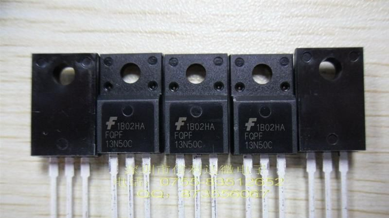 优势供应FAIRCHILD场效应管FQPF13N50C FQPF13N50全新原装