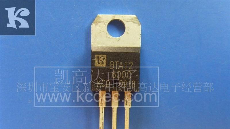 供应原装KGD双向可控硅BTA12-600B