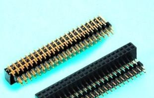 供应2.00mm双排母座 90度 加塑胶排母