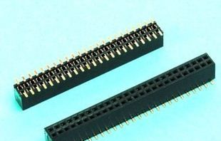 供应1.27mm双排母座 SMT排母