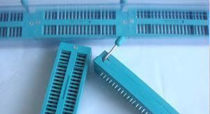 40P镀金锁紧座 40P测试座 IC插座、ZIP座、活动IC座（40脚）