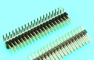 供应2.54mm双排针 90度排针