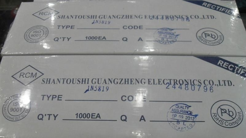 二极管 1N5819 IN5819 DO41 RCM 全新仙湖 厂家自销