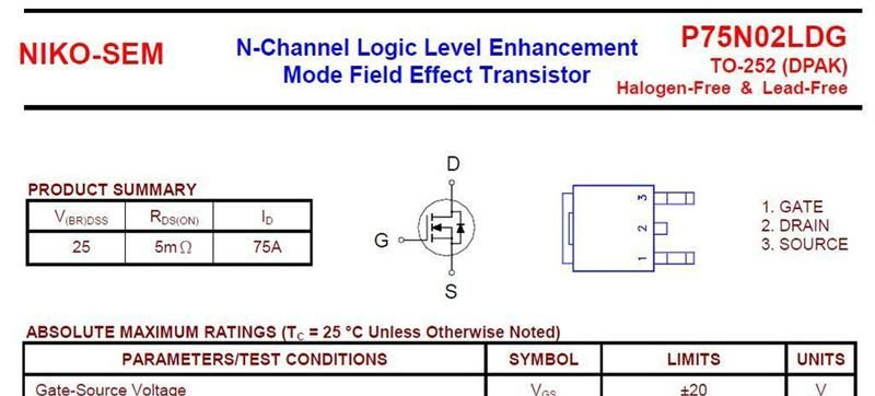 P75N02LDG，比拼P0603BDG,台湾尼克森大陆一级代理_电子元器件_维库仪器仪表网