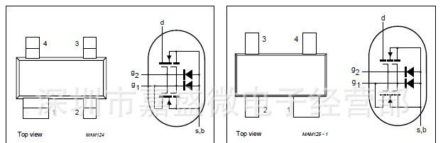 【诚信经营商】NXP场效应管BF909  SOT-143  BF909R  SOT-143R