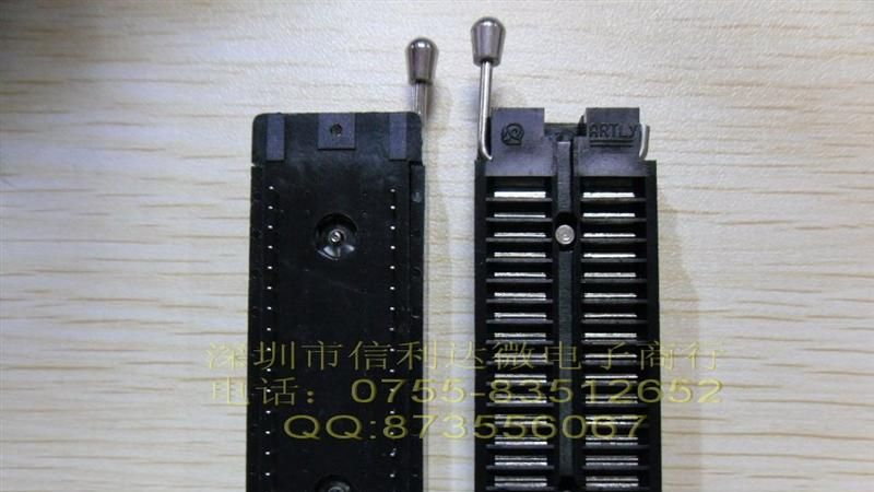 优势供应各类IC烧录座DIP-40 DIP40 黑色美国ARIES进口测试座