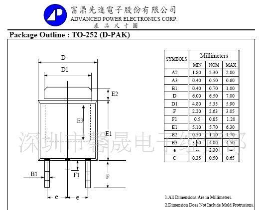 场效应管AP40N03GH   原装环保，柜台现货