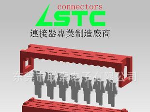 红色IDC,AMP215083-14Micro-Match连接器,红色IDC连接器