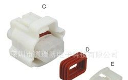 汽车连接器接插件防水护套DJ7021-2.2-21-0/住友件DS-WF-2F-Gr